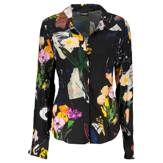 Desigual Nero Viscose Women Shirt