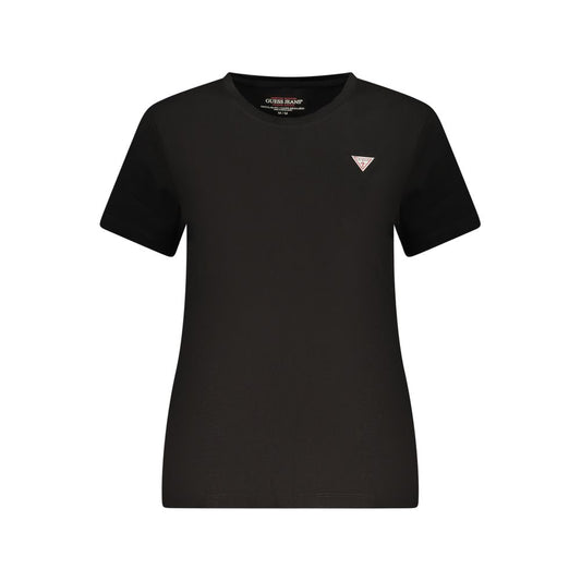 Guess Jeans Black Cotton Women's T-Shirt