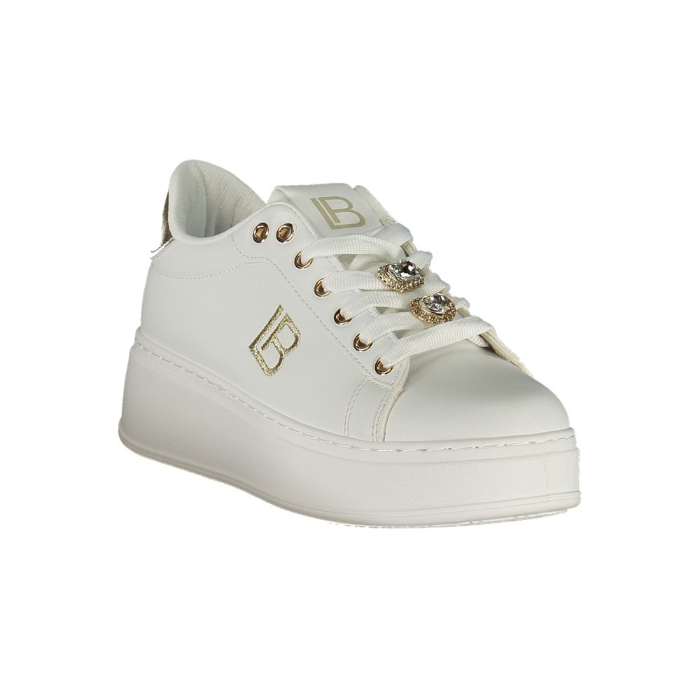 Laura Biagiotti White Polyurethane Women Sneaker