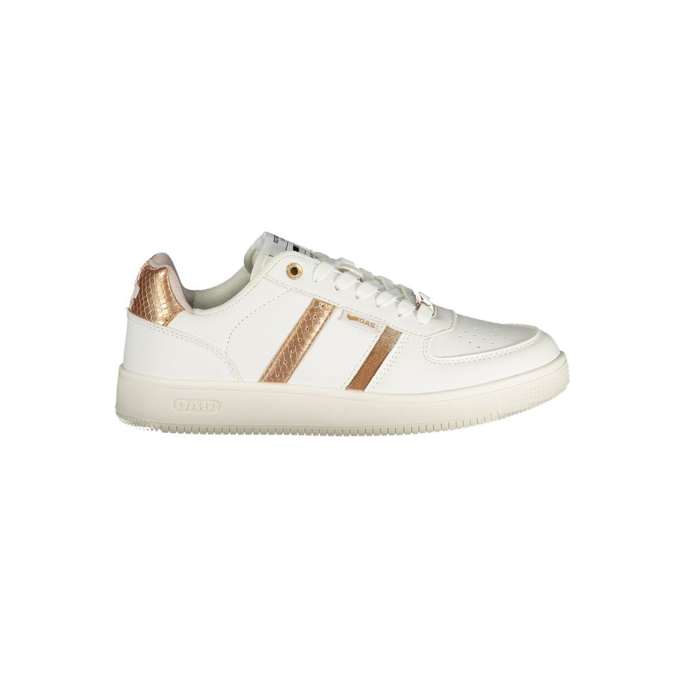 Gas Bianco Polyurethane Women Sneaker