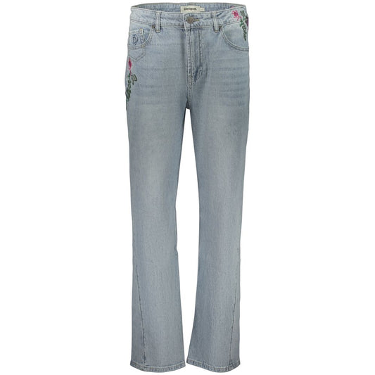 Desigual Azzurro Cotton Women's Jeans