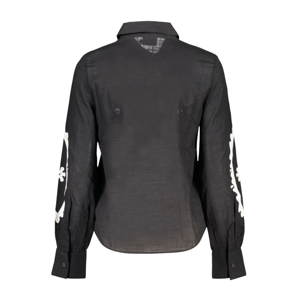 Desigual Nero Cotton Women Shirt