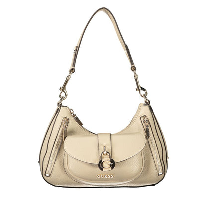 Guess Jeans Beige Polyethylene Handbag
