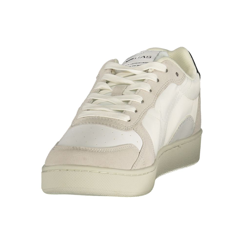 Gas Bianco Polyester Men Sneaker