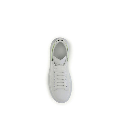 Alexander McQueen White Calf Leather Bos Taurus Platform Sneakers