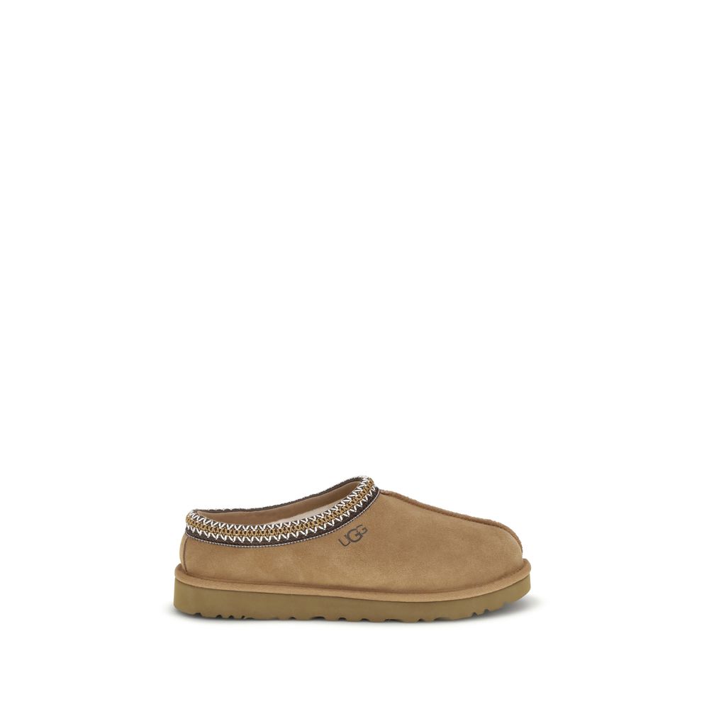 UGG Tasman II Suede Mules – Beige