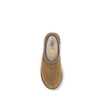 UGG Tasman II Suede Mules – Beige