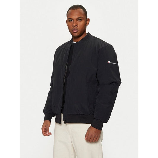 Champion Black Polyamide Bomber
