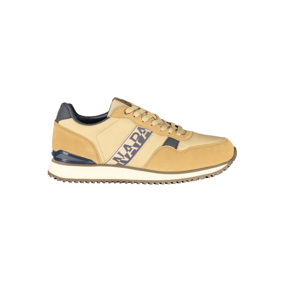 Napapijri Brown Polyester Men's Sneaker