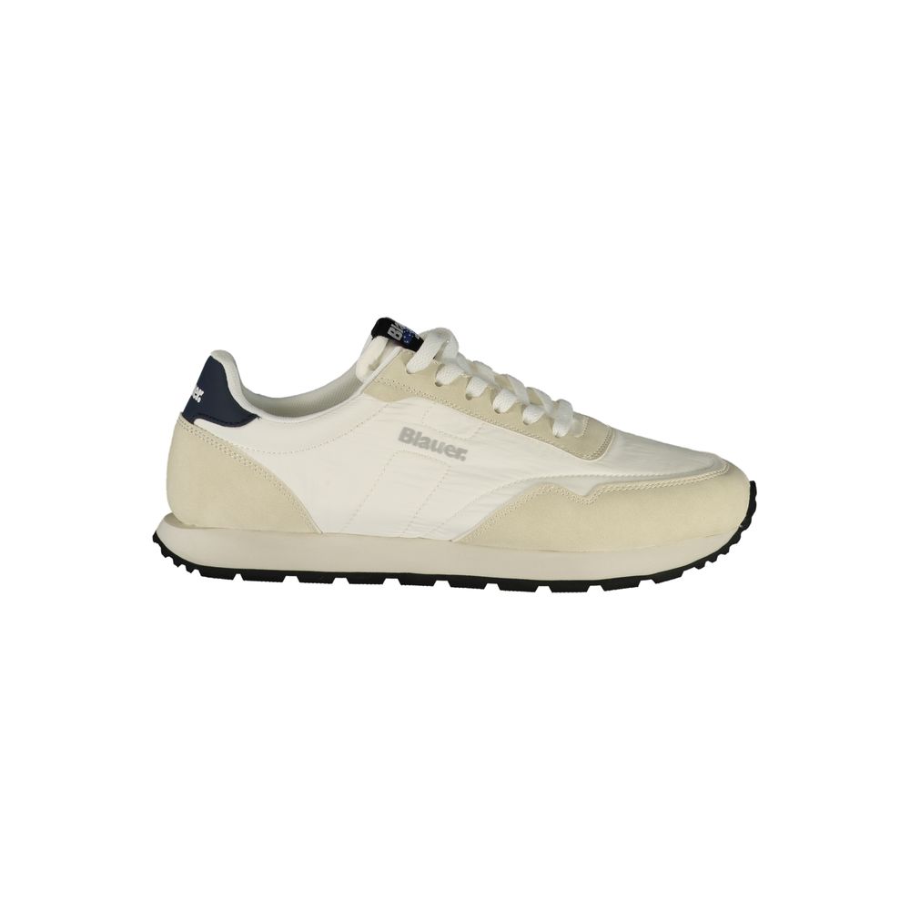Blauer Sneakers with Contrast Details – White