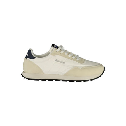 Blauer Sneakers with Contrast Details – White