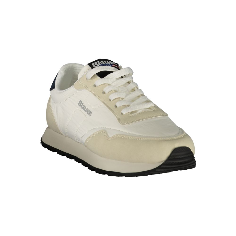 Blauer Sneakers with Contrast Details – White