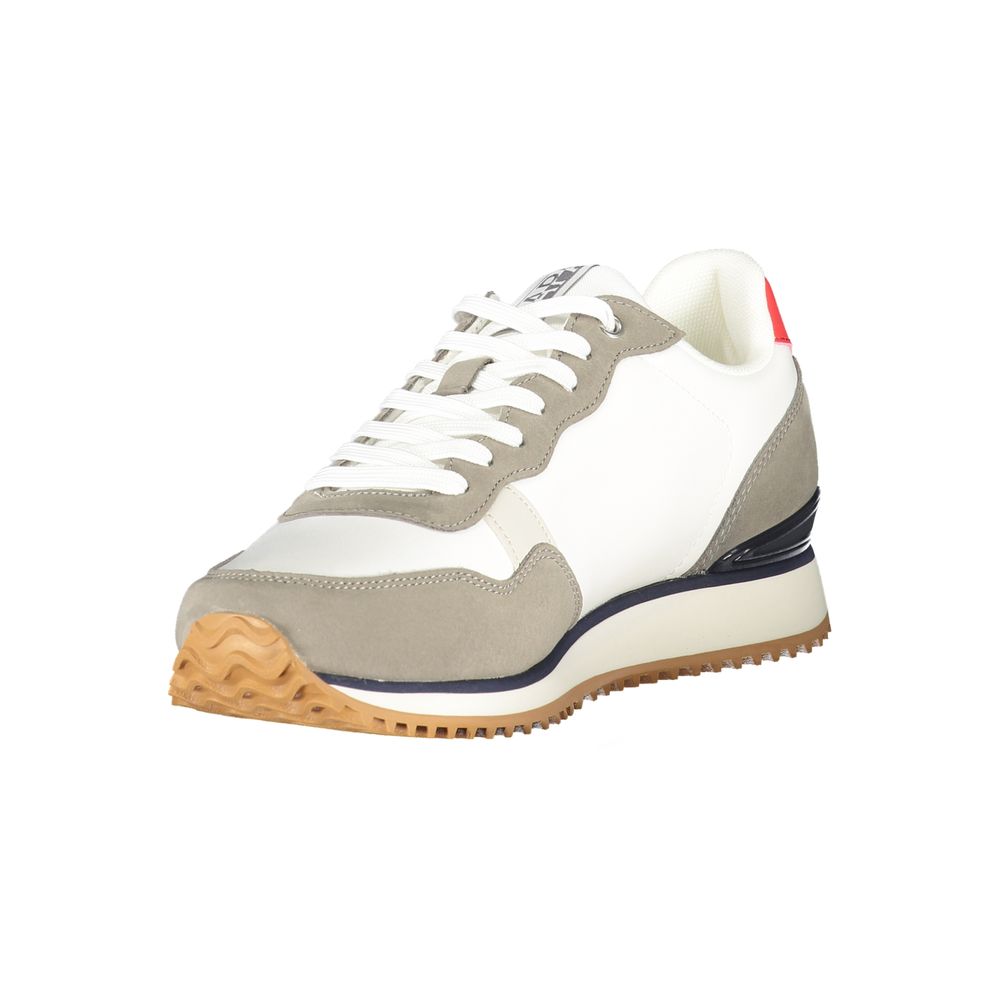 Napapijri Blue Polyester Athletic Sneakers