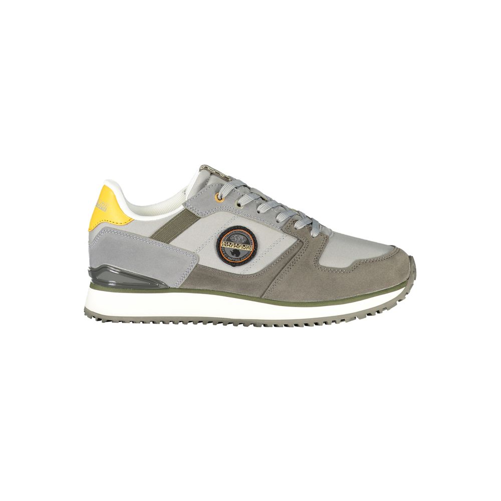 Napapijri Gray Polyester Athletic Sneakers