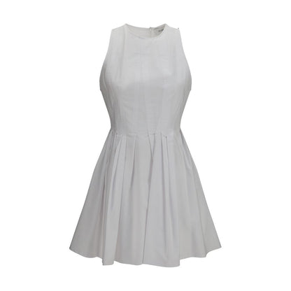 Max Mara White Cotton Casual Dress