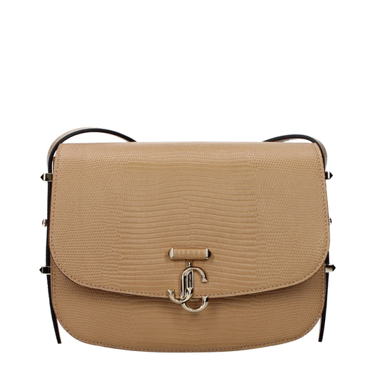 Jimmy Choo Leather Crossbody Bag – Brown