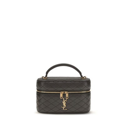 Saint Laurent Brown Calf Leather Bos Taurus Handbag