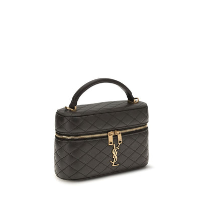 Saint Laurent Brown Calf Leather Bos Taurus Handbag