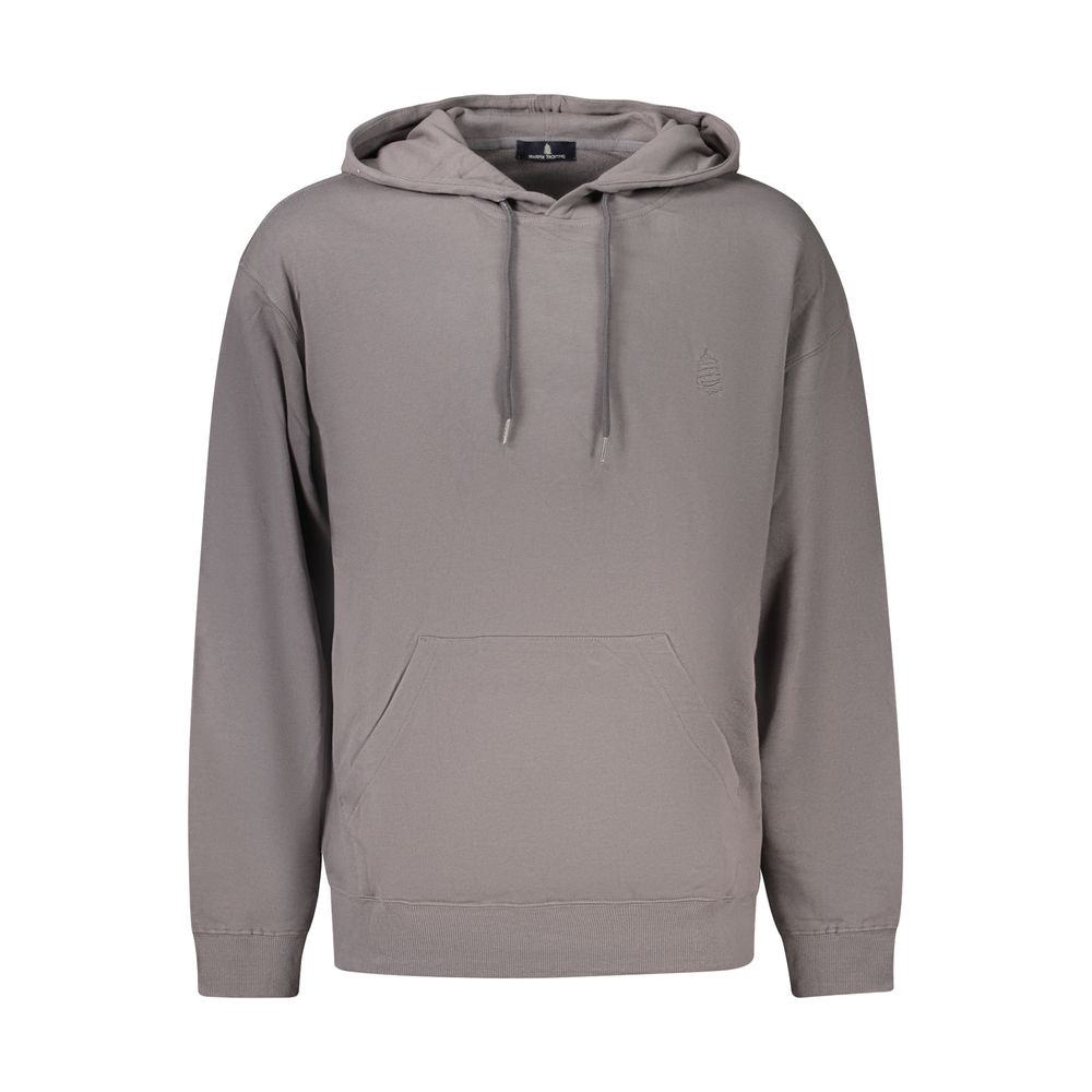 Marina Yachting Gray Cotton Sweatshirt
