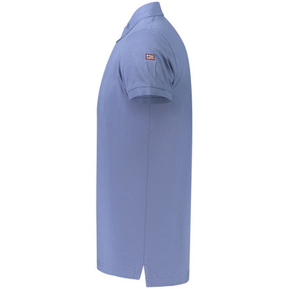 Norway 1963 Blue Cotton Men's Polo Shirt