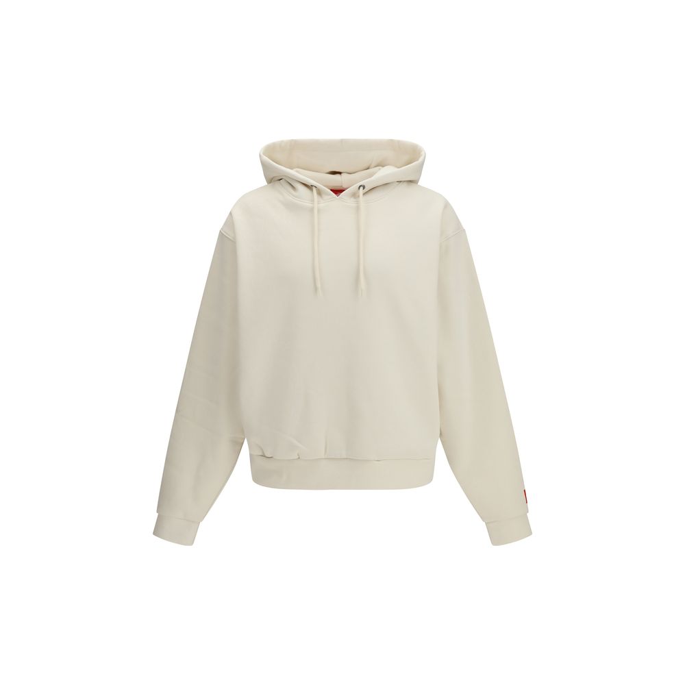 The North Face Red Box cropped hoodie – hvid