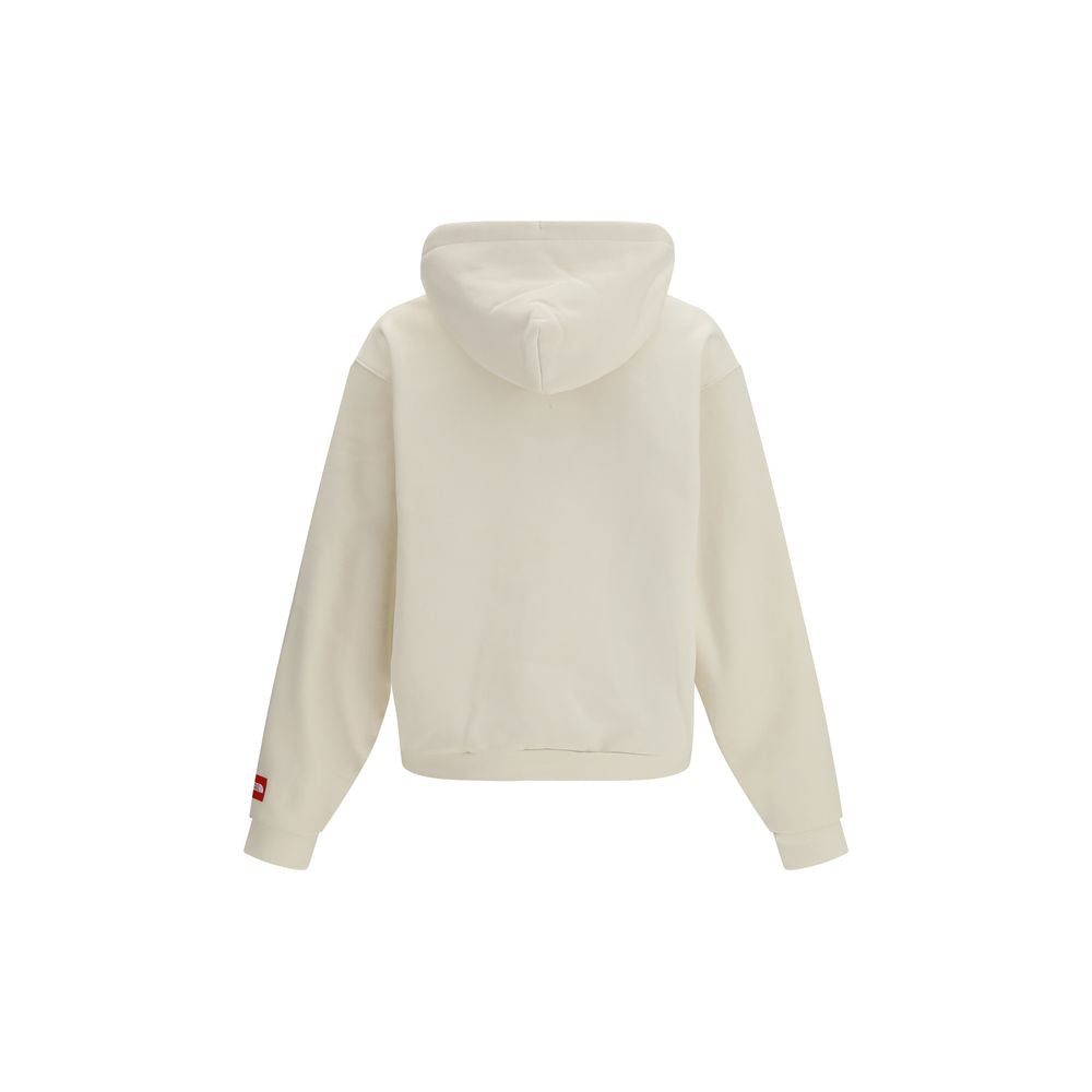 The North Face Red Box cropped hoodie – hvid