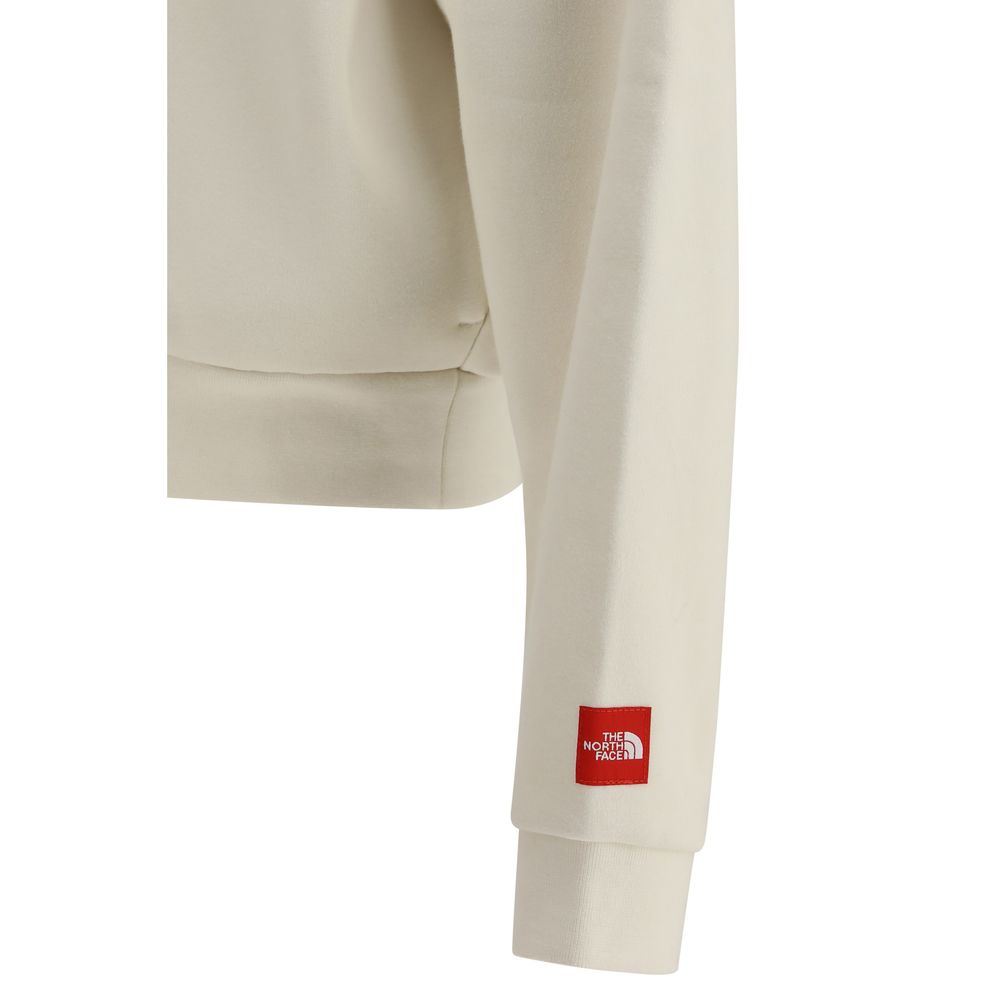 The North Face Red Box cropped hoodie – hvid
