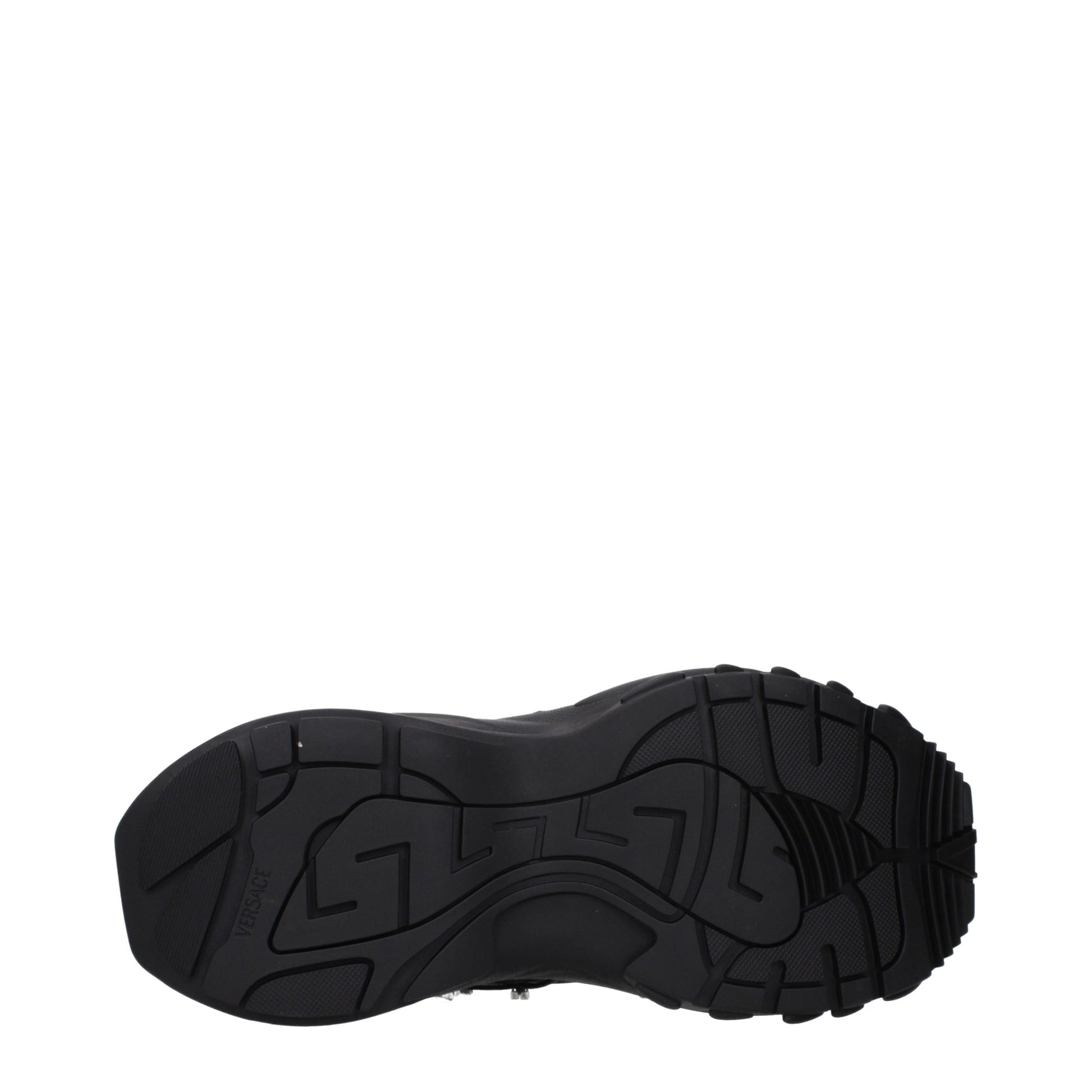 Versace Black Fabric Sneakers