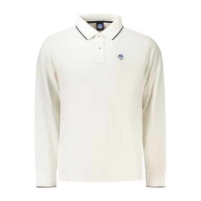 North Sails Men's Long-Sleeve Polo – White