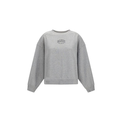 Ganni Organic Cotton Sweatshirt – Grey
