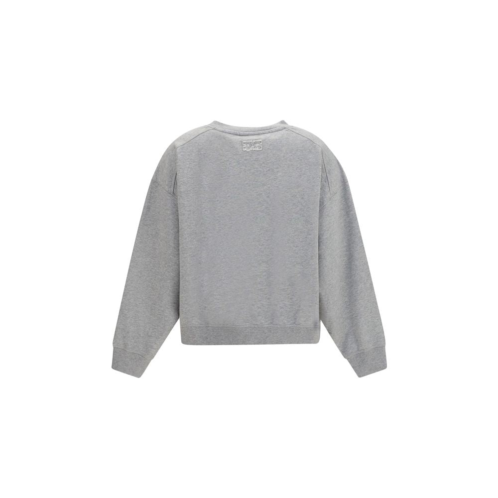 Ganni Organic Cotton Sweatshirt – Grey