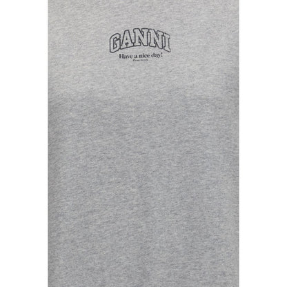 Ganni Organic Cotton Sweatshirt – Grey
