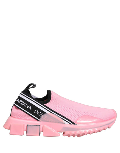 Dolce & Gabbana Sorrento Slip-On Sneakers – Pink