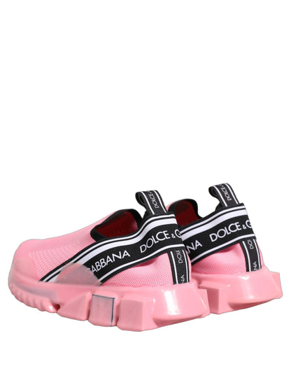 Dolce & Gabbana Sorrento Slip-On Sneakers – Pink