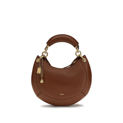 Chloé Marcie Brown Calf Leather Shoulder Bag