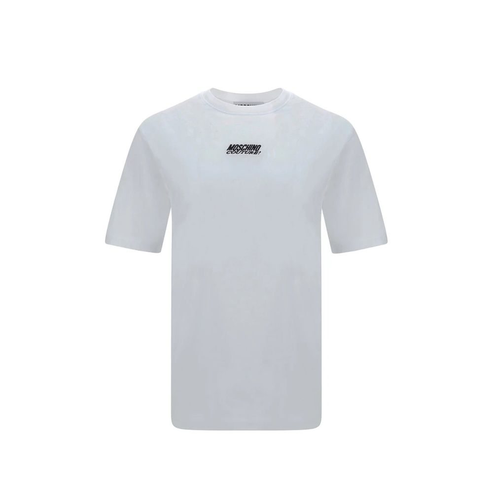 Moschino White Cotton T-Shirt for Men