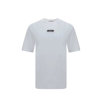 Moschino White Cotton T-Shirt for Men