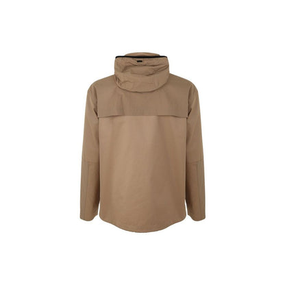 Herno Brown Cotton Shell Jacket for Men