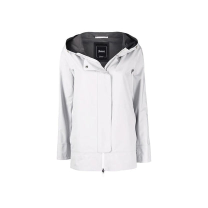 Herno Laminar Women's Hooded Shell Jacket – Grey