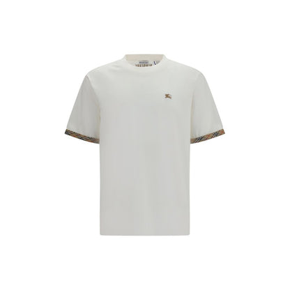 Burberry White Cotton T-Shirt