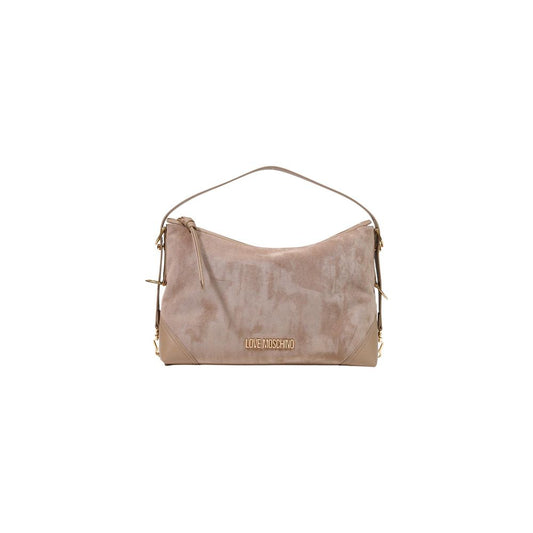 Love Moschino Beige Polyester Handbag