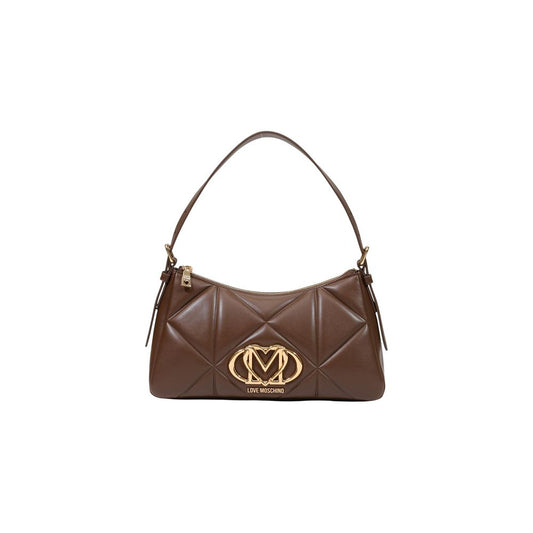Love Moschino Brown Polyethylene Handbag