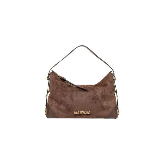 Love Moschino Brown Polyester Handbag