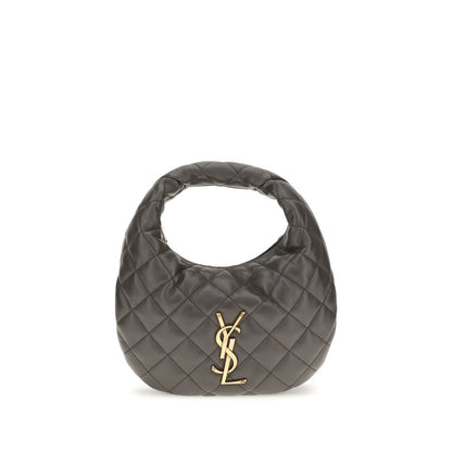 Saint Laurent Gray Lamb Ovis Aries Aries Shoulder Bag
