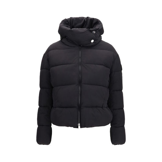 PINKO Giza Quilted Hooded Jacket – Black