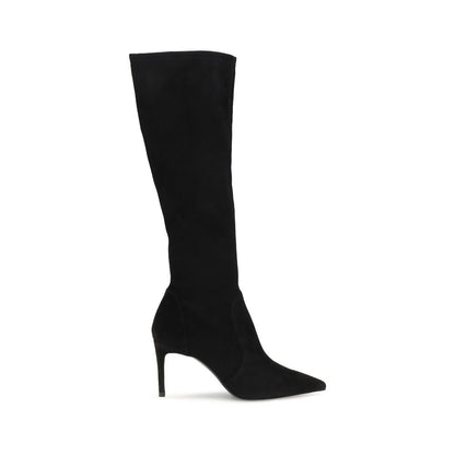 Stuart Weitzman Power støvler i ruskind – sort