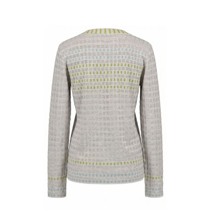 Malo Grey Silk Women Sweater