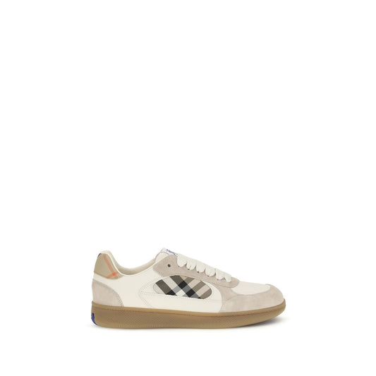 Burberry Terrace Calf Leather Sneakers – Beige