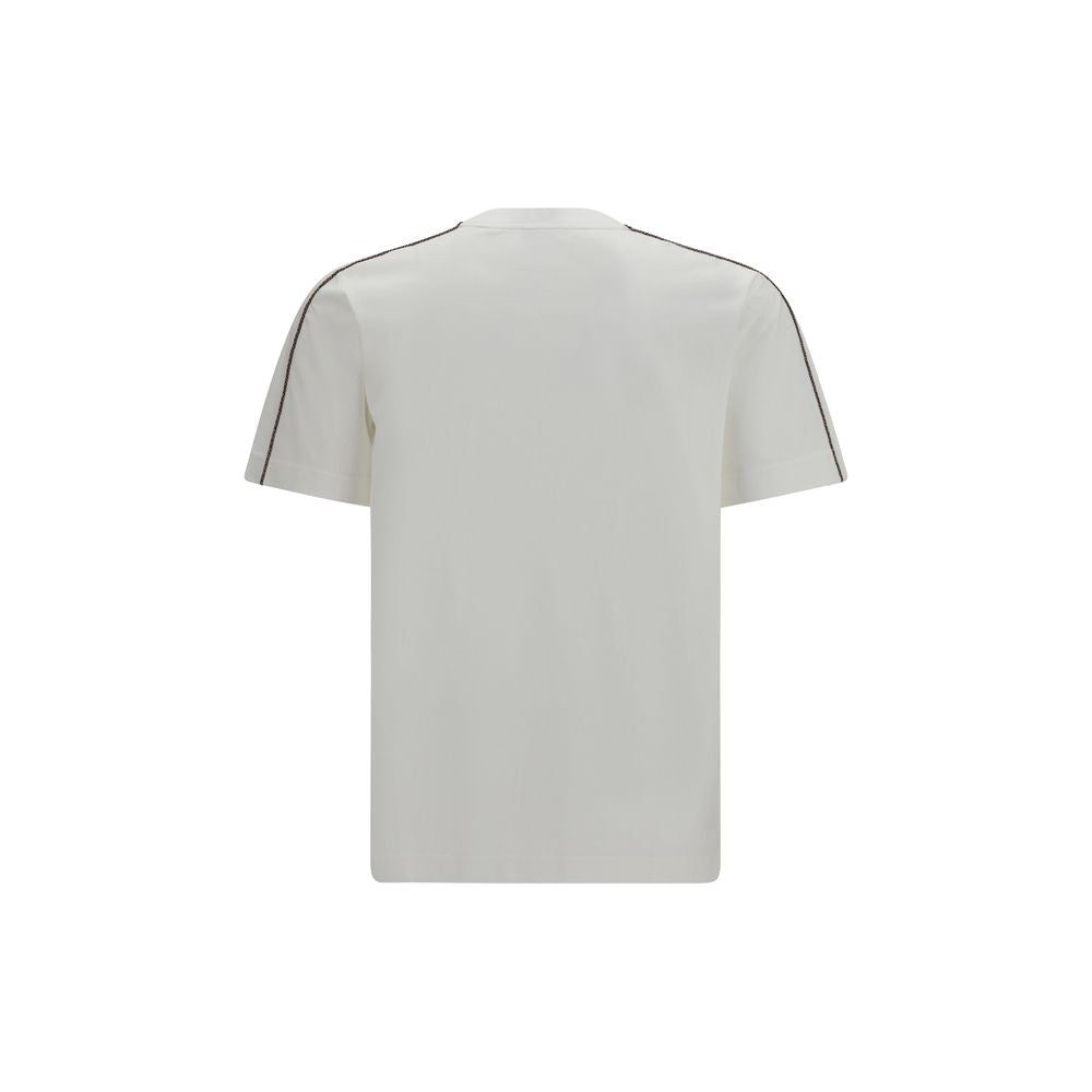 Burberry Equestrian Knight Embroidered T-Shirt – White
