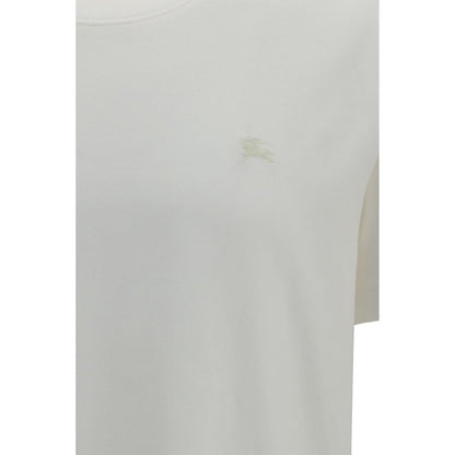 Burberry Equestrian Knight Embroidered T-Shirt – White
